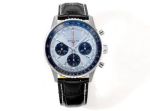 Breitling 43MM in Diameter Navitimer Series B01 Movement Light Blue Watch